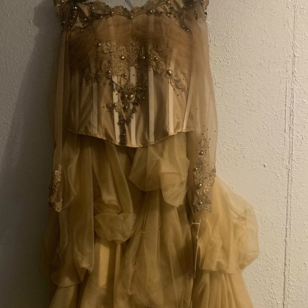 Two piece Interlude ballgown